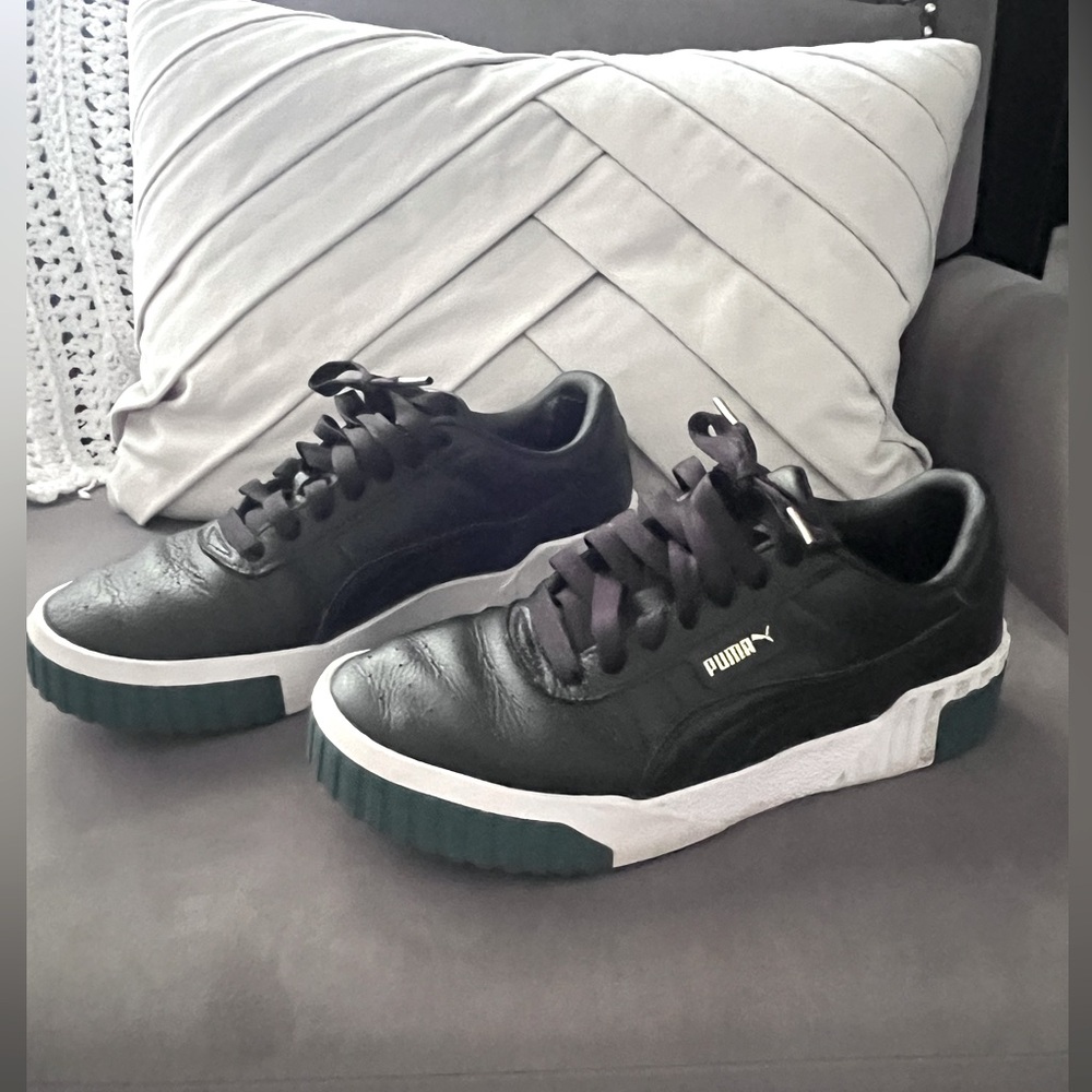 Puma Women’s Classic Black Court Sneakers